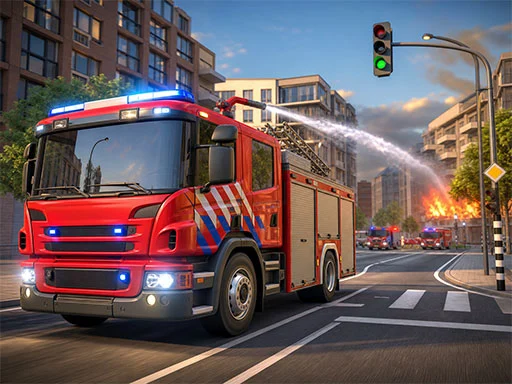 Fire Truck Rescue simulator - 2288BET
