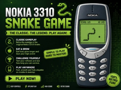 Nokia 3310 Snack Game - 2288BET