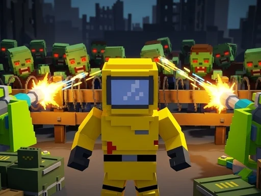 Pixel Zombie Base Defense - 2288BET