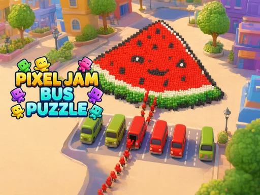 Pixel Jam Bus Puzzle - 2288BET